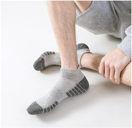 Breathable Athletic Ankle Socks for Men - 12 Pairs, 3 Colors