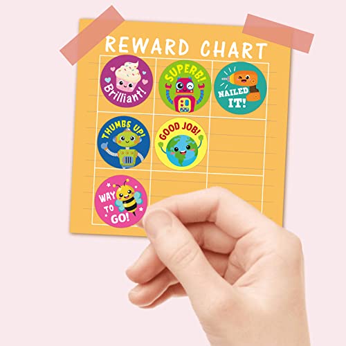 Motivational Mini Reward Stickers - 1008 Pc. Science Pack for Kids