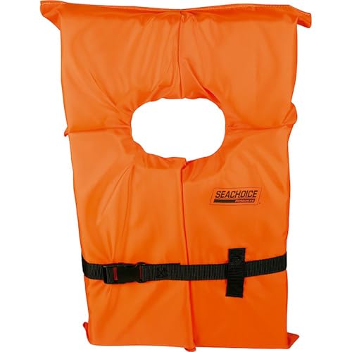 USCG Approved Life Vest for Adults - Orange Type II