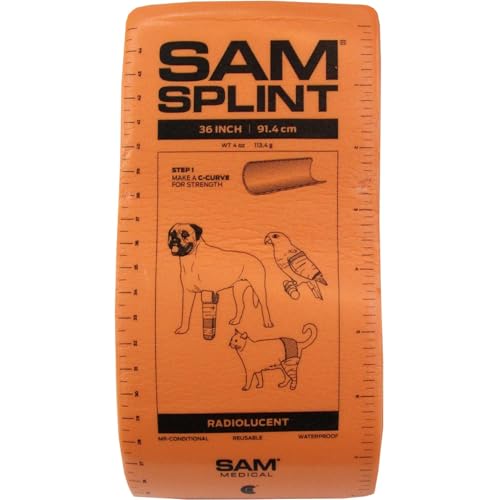 Veterinary Moldable Dog and Cat Splint - 36 Inch, Lightweight & Reusable