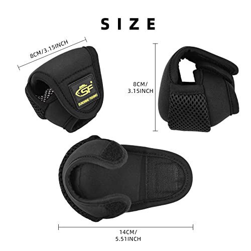 Low Profile Baitcast Reel Cover Case - Fits 300 Series - Black
