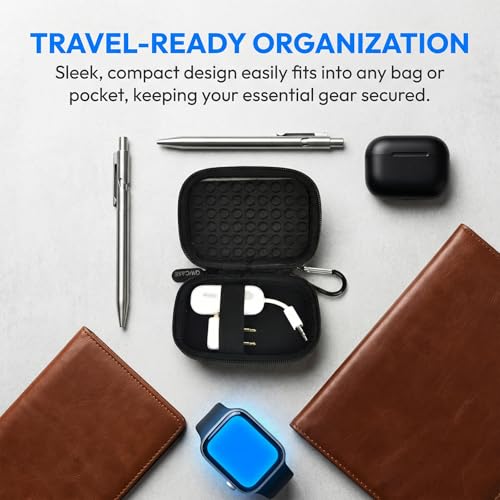 Hard Carrying Case for Bluetooth Transmitter Adapters - Black