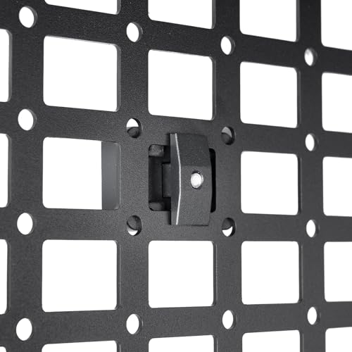 Mounting Bracket Base for MOLLE Panel, MOLLE Adapter Accessories Mount for Fire Extinguisher Mount Gun Rack Gas Can Holder, 2-Pack