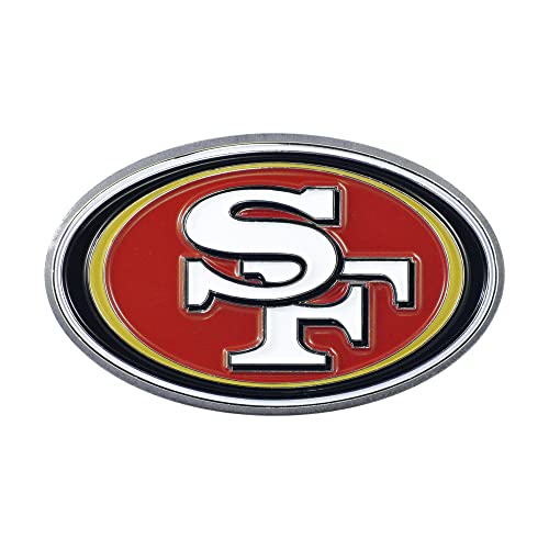 San Francisco 49ers 3D Color Metal Emblem - Diecut Team Logo