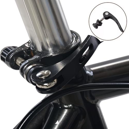 Quick-Release Bike Seat Post Clamp - Aluminum Alloy Bicycle Binder Bolt