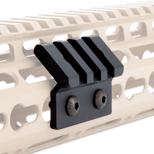 Picatinny Rail Mount for Weapon Lights & Optics - 45 Degree Offset
