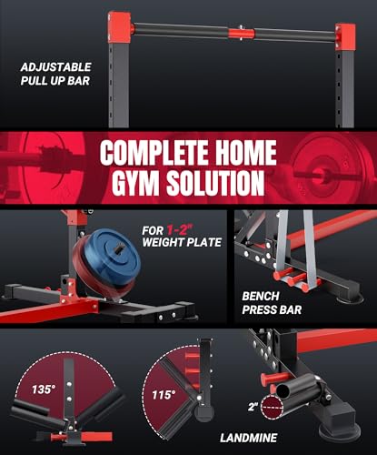 Adjustable Smith Machine & Squat Rack Combo - Basic Squat Rack