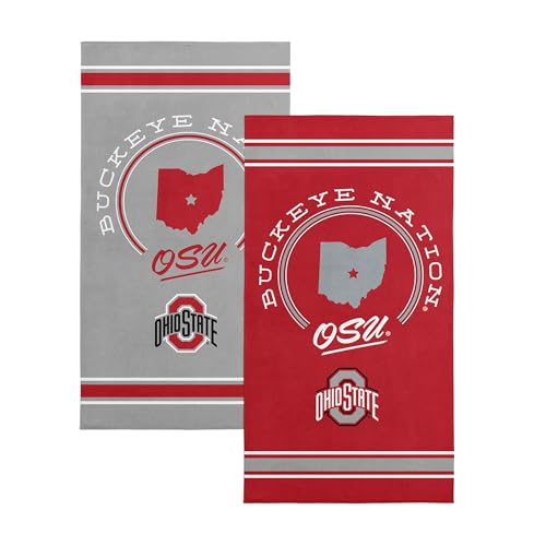 NCAA Beach Towel 2-Pack - Ohio State Buckeyes - 30" x 60"