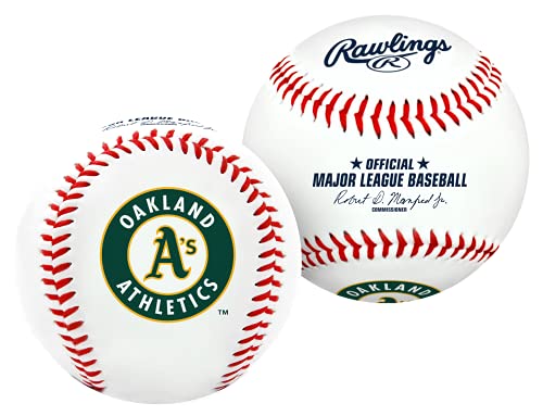 Official MLB Oakland Athletics Team Baseball - Collector-Ready