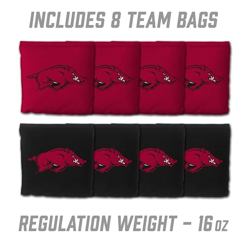 Portable Cornhole Game Set - 2' x 3' with Arkansas Razorbacks Logo