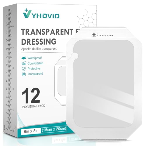 Waterproof Transparent Film Dressing 6'' x 8'' - Box of 12