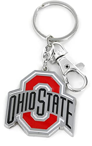 Heavyweight NCAA Keychain - Ohio State Buckeyes - 4mm Thick