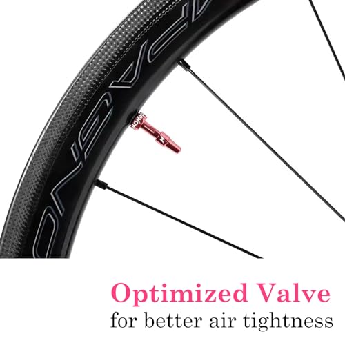 CooMeng 2-Pack TPU Inner Tubes 700x18-32C / 700x32-47C with 45/65/85mm Metal Presta Valve, Removable Core, Fits Road & Gravel Bikes