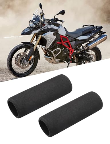 Anti-Vibration Foam Handlebar Grips - Universal Slip-On Motorcycle Covers