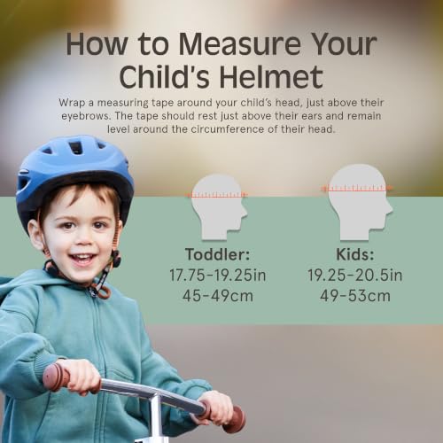 Toddler Bike Helmet - Matte Matcha Bloom, Adjustable Fit, Multi-Sport