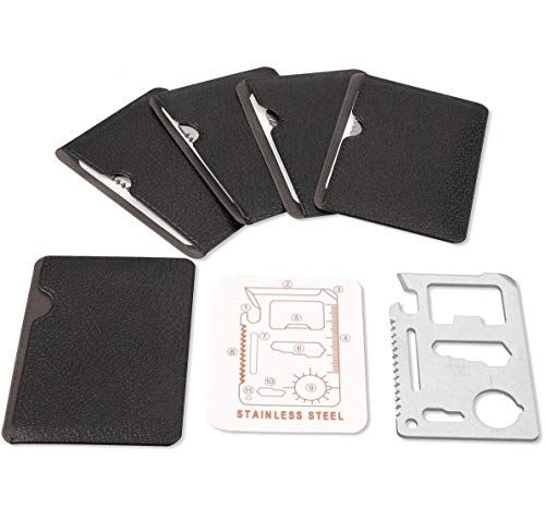 11-in-1 Multi-Tool for Men - Credit Card Size Survival Tool