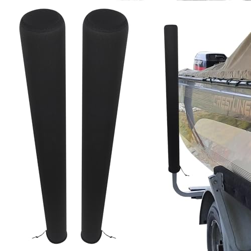 Xumbtvs 59 Inch Boat Trailer Guide Pole Covers, 2 Pcs Neoprene Heavy Duty Protective Covers