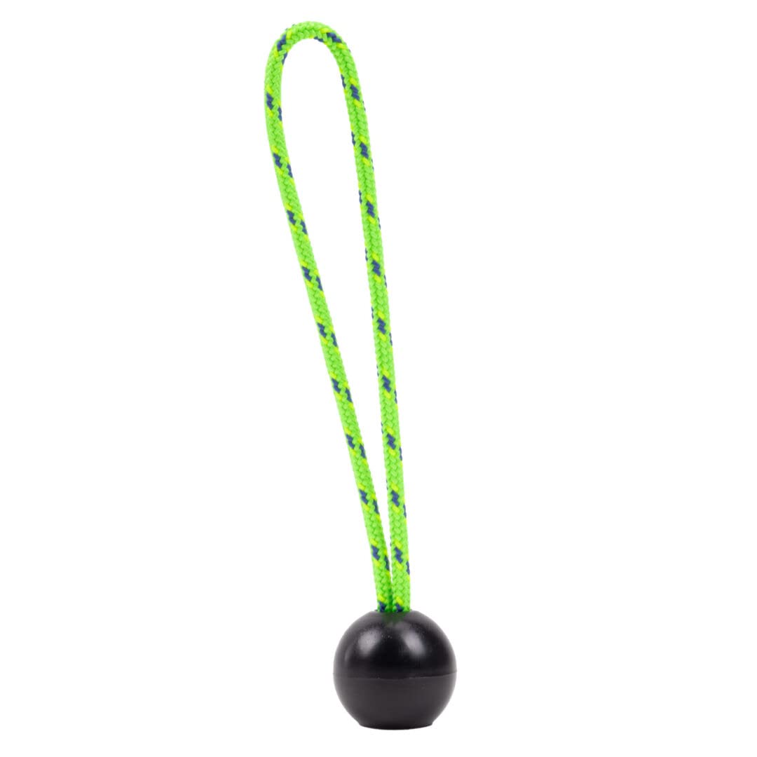RNA Retrieval Ball 3-Pack – Neon Green Arborist Throw Ball with Sterling Nylon Cord – Remote Line and Friction Saver Removal Tool – 27mm Round Plastic, with 876 lb Cord. Reliable Tree Climbing Gear