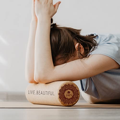 Yoga Design LAB Cork Roller - One Size, Travel Friendly, Deep Tissue Self-Massage
