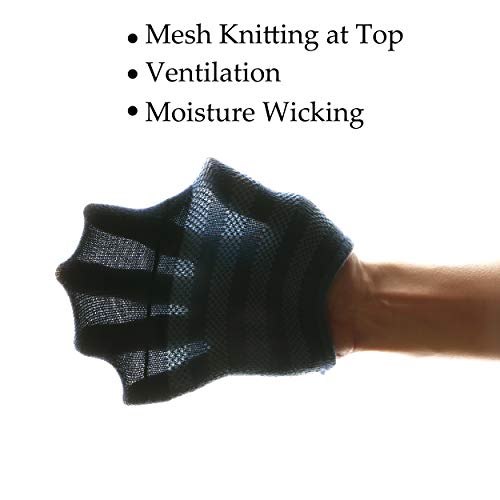 Mottee&Zconia No Show Ankle Socks 6-Pack Mesh Strips for Men, Low Cut Casual Anti-Slip Cotton