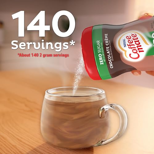 Chocolate Creme Zero Sugar Powder Coffee Creamer - 10.2 Ounce