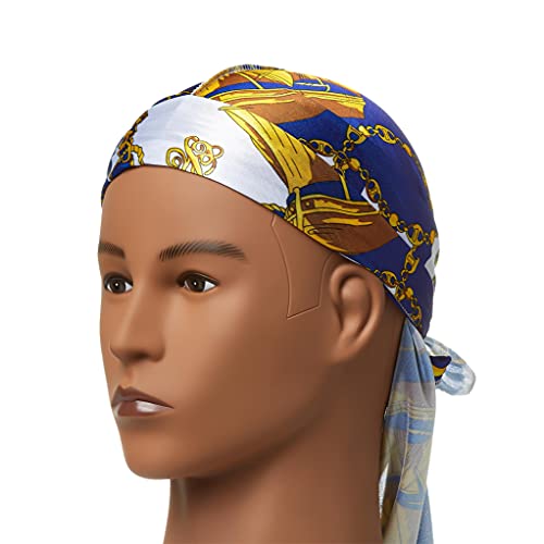 Red Kiss Red Bow Wow Power Wave Luxe Durag Navy Blue