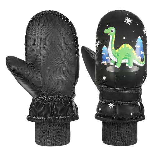 Toddler Mittens - Coral Fleece Snow Gloves for Boys & Girls