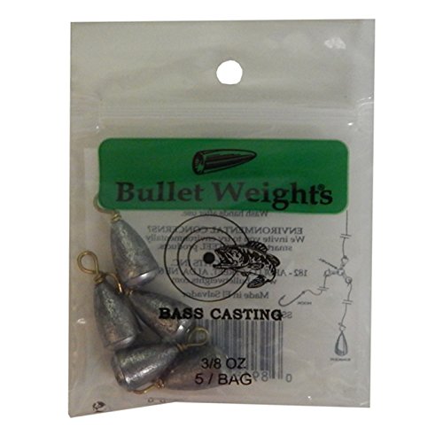 Bass Casting Sinker - 3/8 Oz Gray Fishing Weight