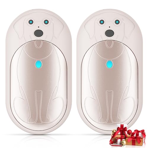 Lepwings White AI Hand Warmers 2-Pack Rechargeable 6000mAh, 3 Heat Levels, 20H Battery