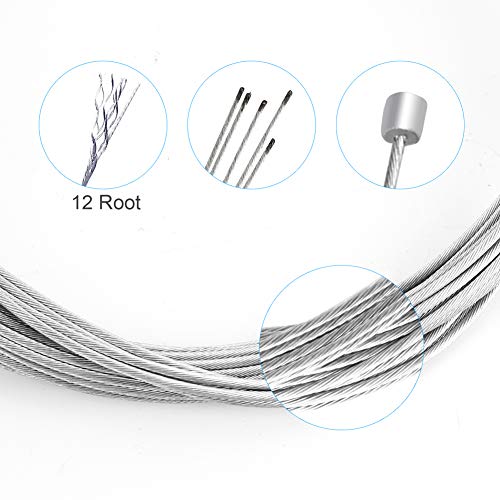 Hapleby 10PCS Premium Bike Shift Cable, Professional Bicycle Wire Kit