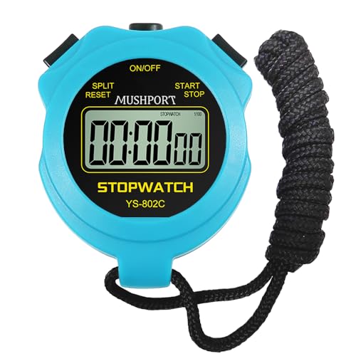 Digital Stopwatch Timer for Sports - Silent Operation & Large Display