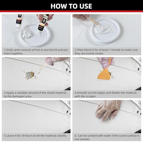 Marine Fiberglass Repair Kit - Gel Coat Repair for Boats