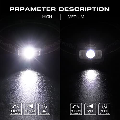 LED Headlamp 5-Pack - Multicolor, 300 Lumens, 5 Modes