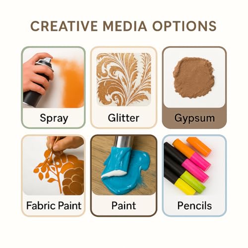 Mother Bear and Cub Silhouette Stencil 8.5x11 Inch Reusable Plastic Template for Painting Crafts and Woodland Art D?cor