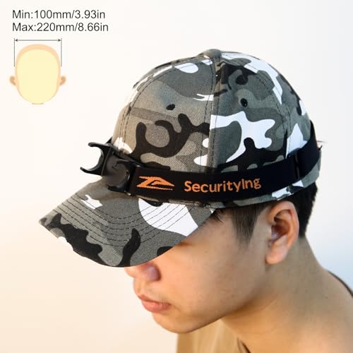 Head Lamp Strap with Bracket - Adjustable Nylon, 1 Pcs