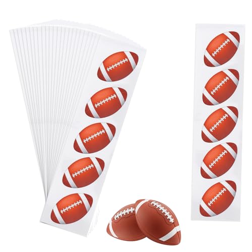120 Pcs Football Stickers - Vinyl Sport Theme Party Favors & Decals
