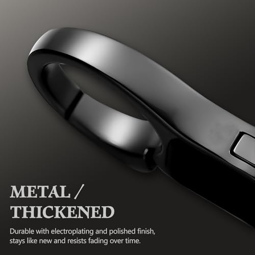 Heavy Duty Quick Release Keychain - Zinc Alloy Key Organizer with 4 Rings