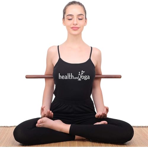 Yoga Stick - Collapsible Wooden Posture Corrector - Regular 26"