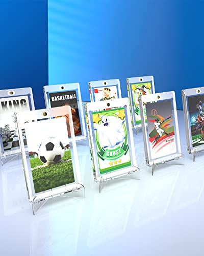 35PT Acrylic One Touch Card Holders - 24 Pack for Trading Cards
