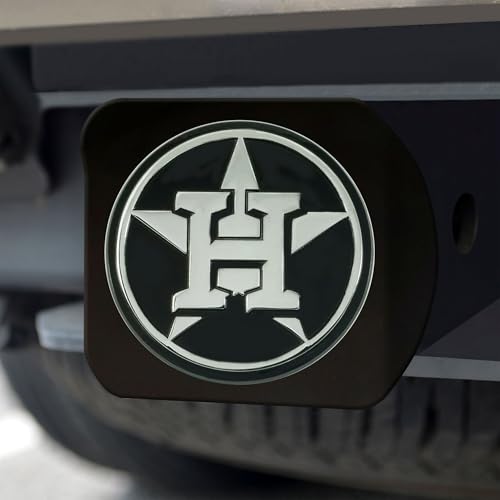 MLB Hitch Cover - Houston Astros - 3.4"x4" - Black