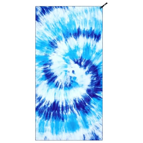 Oversized Microfiber Beach Towel Set - 30"x60" Quick Dry Tie Dye