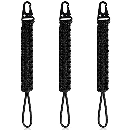 3 Pcs Paracord Keychain Lanyard - 9 Inch Tactical Accessories