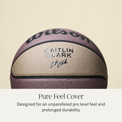 Wilson Caitlin Clark Official Size 6 Indoor/Outdoor Basketball - Sand/Light Brown