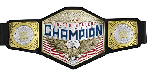 WWE Championship Belt with Adjustable Fit & Metallic Medallions