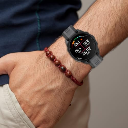 20mm Silicone Replacement Watch Band for Garmin - Black
