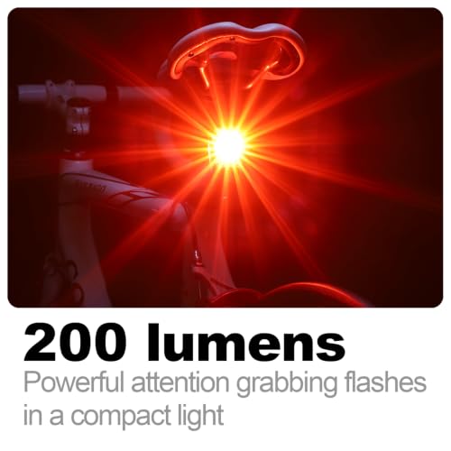 Cygolite Hotshot Pro 200 Lumen Tail Light — Hard Mount, 6 Modes, USB Rechargeable