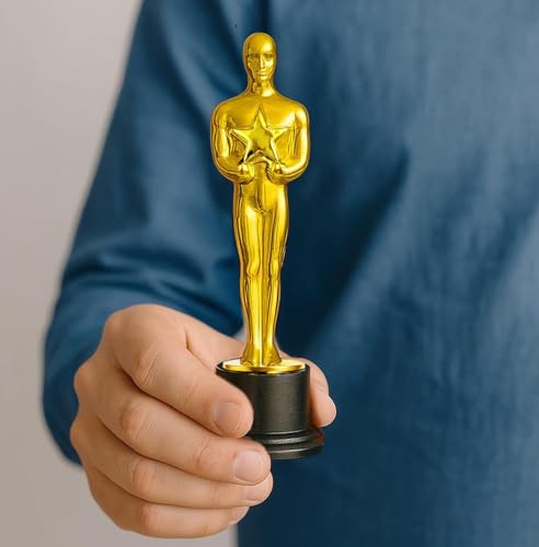 Gold Award Trophy - 12-Pack 6" Durable Plastic Statues