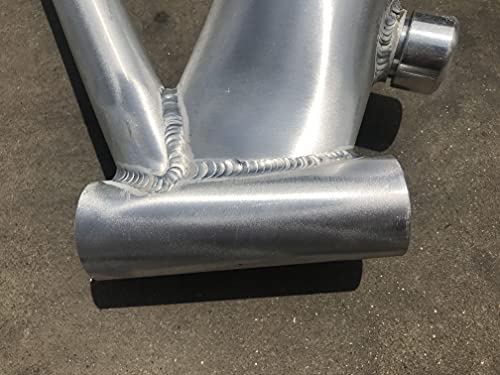 Gas Bicycle Frame with Built-In 3.4L Tank - Brushed Aluminum