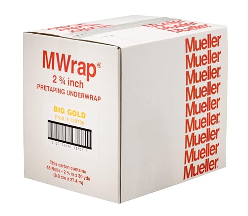 Athletic Pre-Wrap Barrier Tape - Gold - 1 Pack