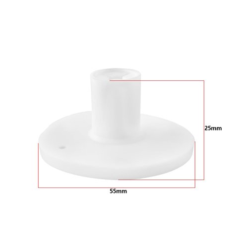 eMagTech 4pcs 25mm Rubber Driving Range Golf Tee Adjustable Height Tee Compatible with Standard Wooden Bamboo Plastic Golf Balls (White)